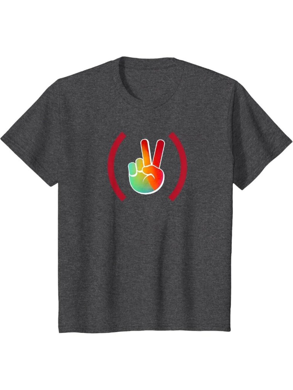 Pride Collection Peace Graphic T-Shirt | Unisex Casual Tee for LGBTQ+ Support